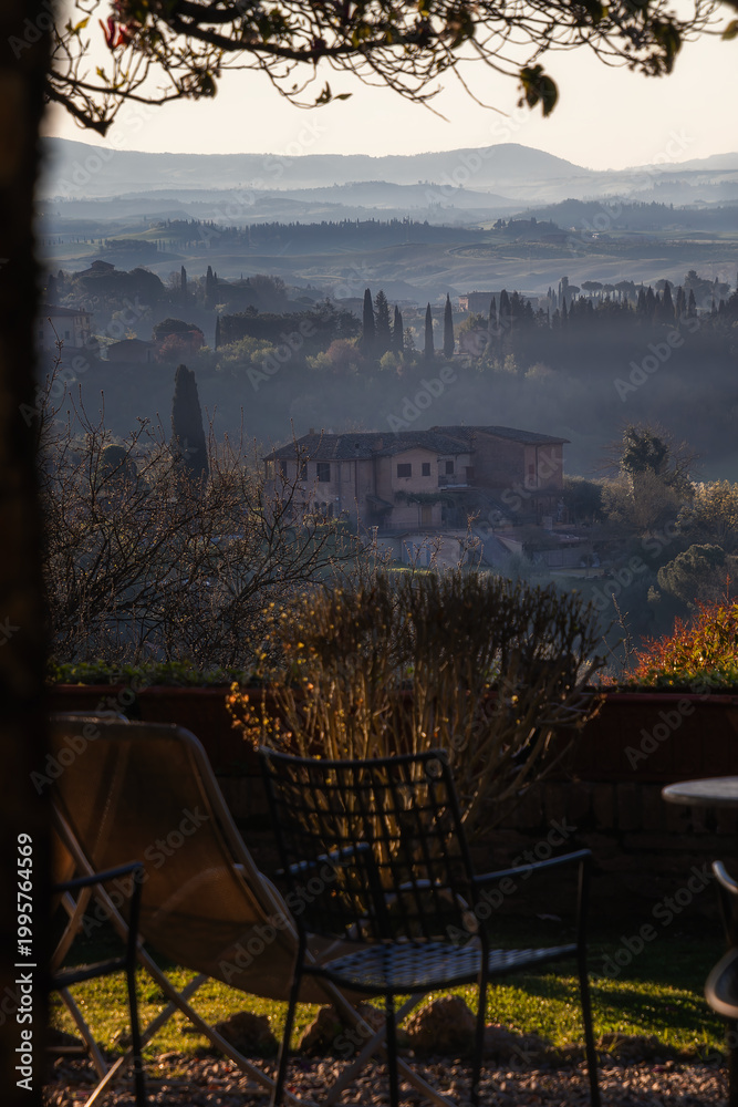 Fototapeta premium Toscana, Val de Orcia