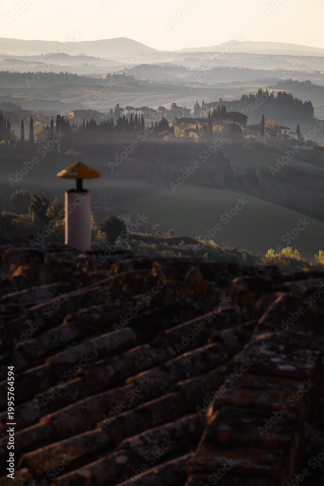 Fototapeta premium Toscana, Val de Orcia