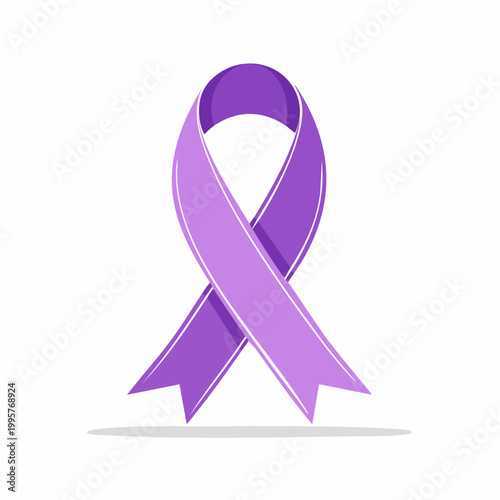 Purple Awareness Ribbon