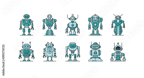 vector set of people icons