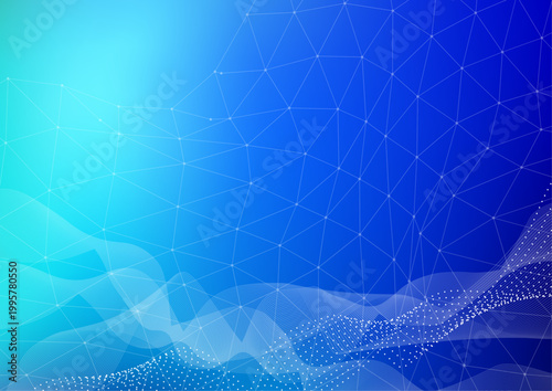 青色のデジタルサイバー背景