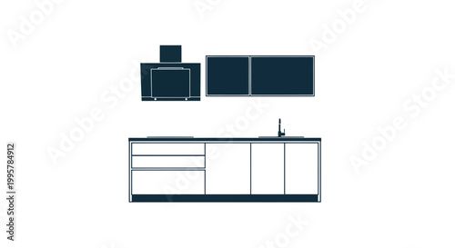 Modern Kitchen Cabinetry and Hood - Minimalist Design