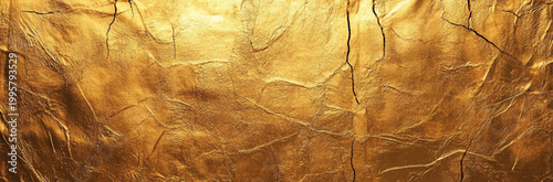 Textured Gold Wall with Metallic Shine.  Luxury Golden Wall Texture Background