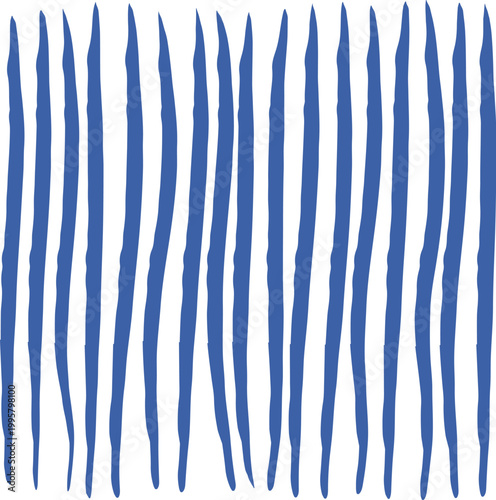 Wave Stripe Pattern Hand Drawn