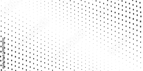 Abstract Halftone Dots Gradient Background with Perspective Fade Effect