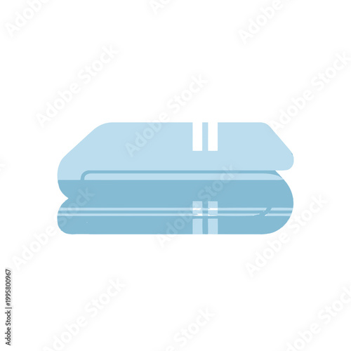 Blue credit card with chip.