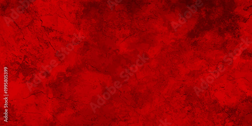 Grungy deep red abstract background with dark marble texture and weathered stone effects for dramatic horror design.  distressed vintage wall pattern and a dark old paper surface backdrop