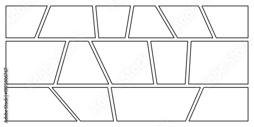 Comic Book Panel Layout Adventure: Craft Dynamic Storytelling with Graphic Novel Design, Comic Strip Frames, and Blank Boxes for Manga Creation in Digital Art, Vector Illustration, and Creative Projec