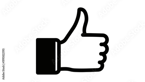 Thumbs Up Icon, Positive Feedback, Approval Gesture, Like Symbol, Success Sign