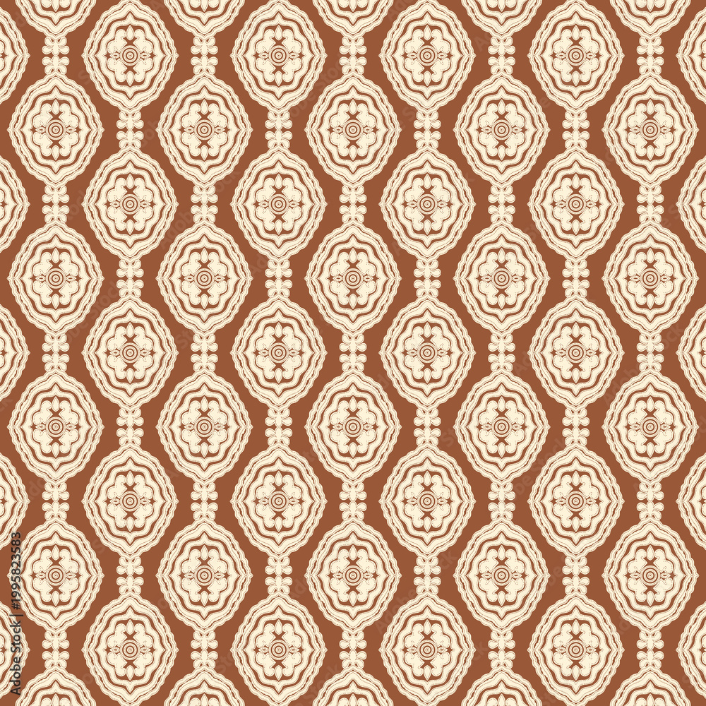 Fototapeta premium seamless pattern with flowers style