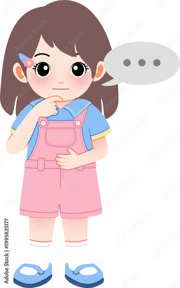 Fototapeta premium Speech delayed development in child with autism