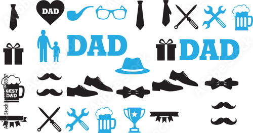 Father's day icons and symbols a celebration of dad and masculinity
