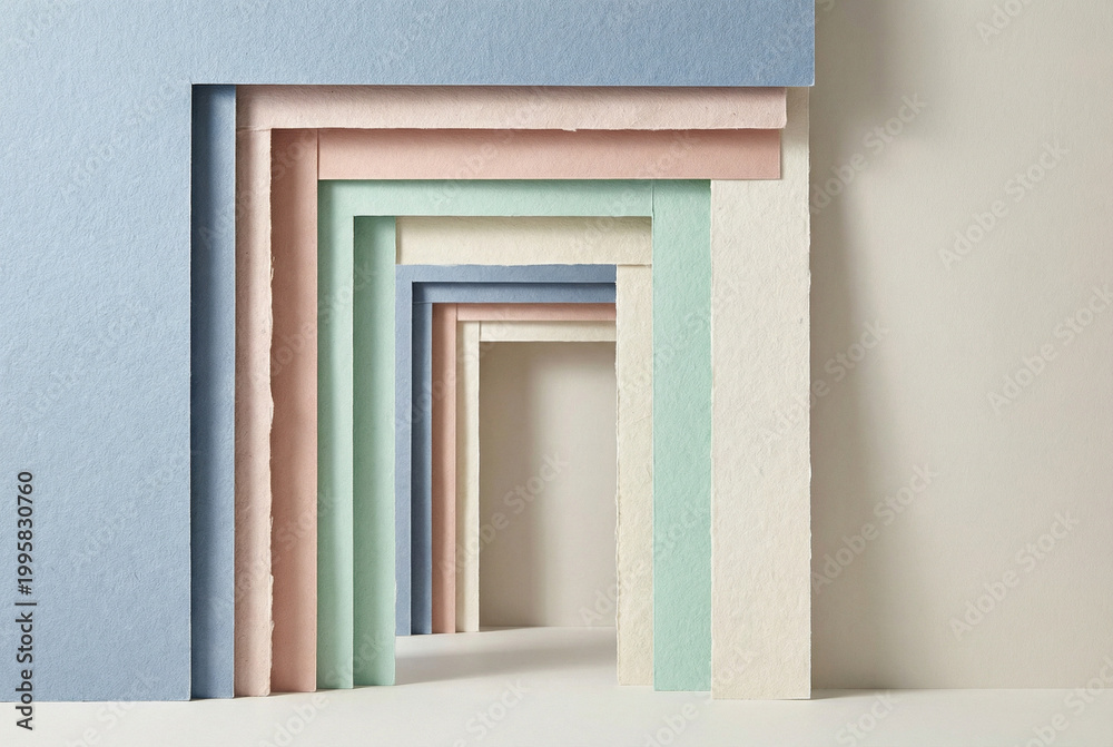 Obraz premium Layered Paper Background