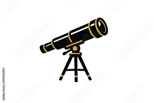 Telescope on a Tripod Stand.