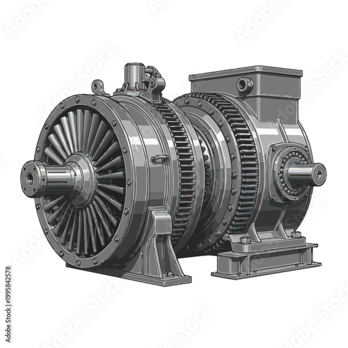 Photos Industrial Electrical Generator, Turbo Generator, Power Generation Equipment, Me