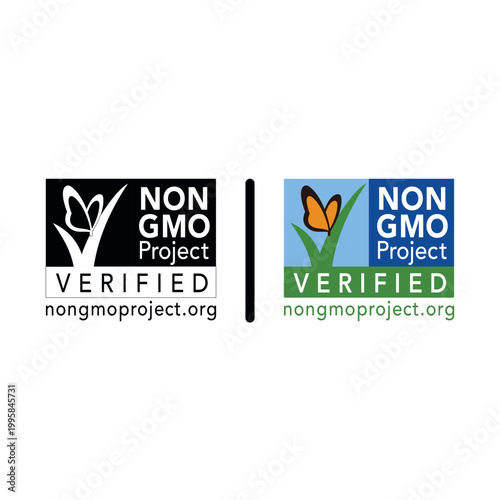 Non-GMO Project Verified Logos (Black & Color)