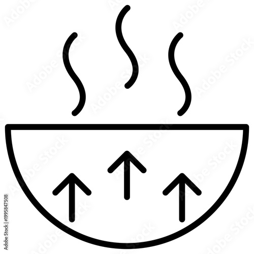 Geothermal Outline Icon