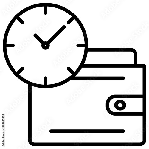 Payment Day Outline Icon