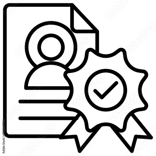 Profile Outline Icon