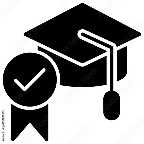 Graduation Solid Icon