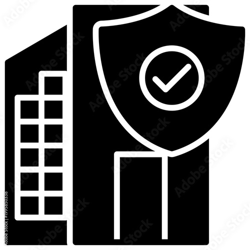 Business Insurance Solid Icon