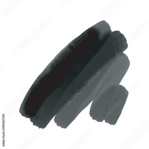 Set of paint brush strokes