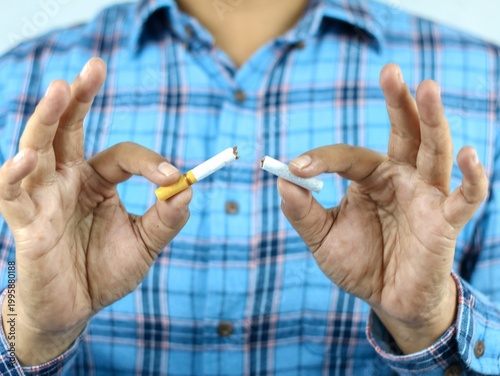 Canvastavla Stop smoking, quit smoking or no smoking cigarettes