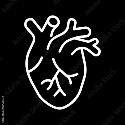 Cardiovascular System Vector Icon