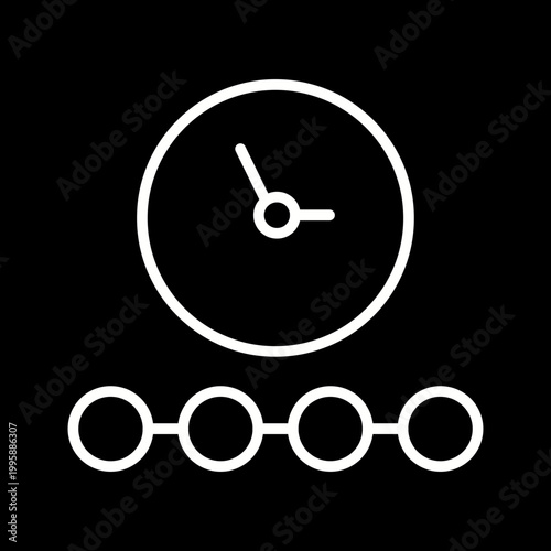 Timeline Vector Icon
