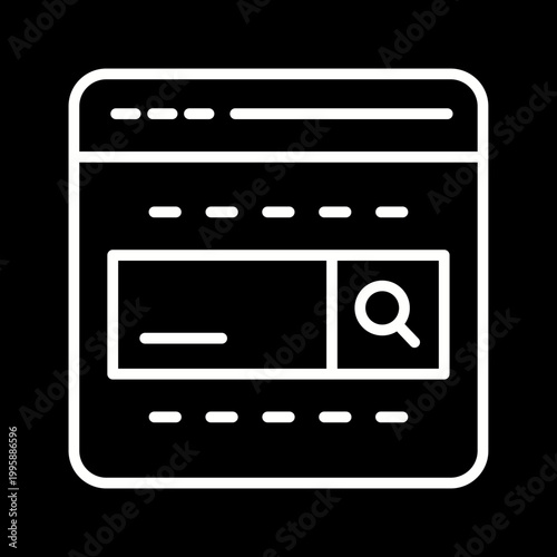 Web Browser Vector Icon