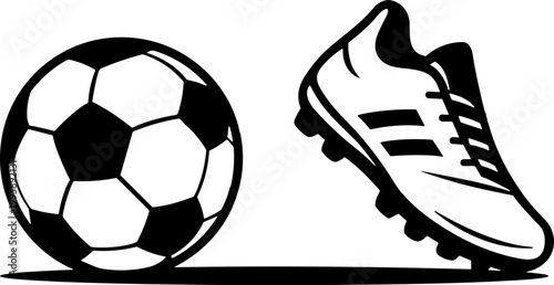 Soccer Ball and Boots Svg, Soccer Jersey SVG
