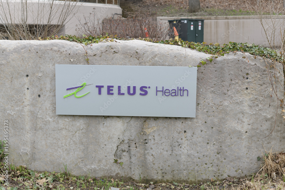 Obraz premium outdoor sign of TELUS Health Children Support Clinic, located at 1131 Leslie St, Toronto