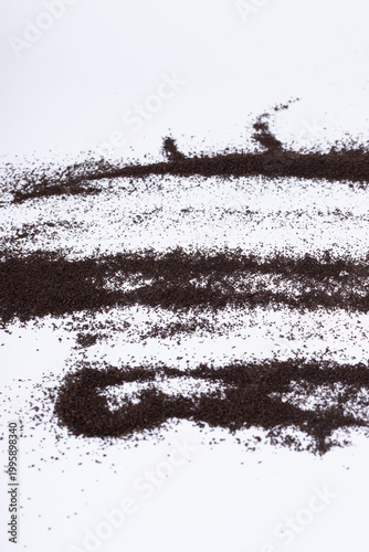 Red tea powder background texture