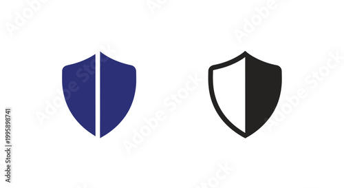 Shield Icons: Security, Protection, Safety, Defense, Privacy, Trust, Guard