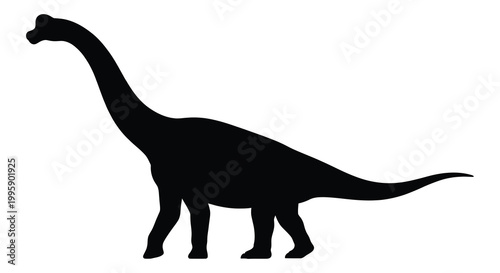 a black dinosaur silhouette standing on all fours silhouette