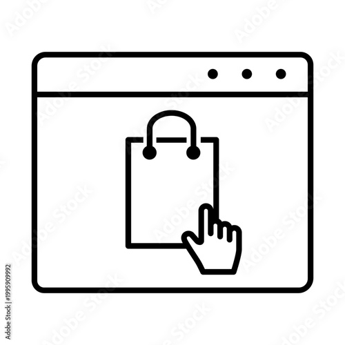 Browser icon vector. Website Illustration sign. Browser functions symbol. Internet logo.