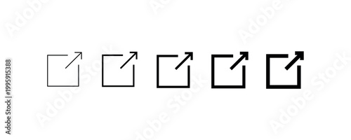 Progressive arrow icons showing growth with increasingly bold design.
