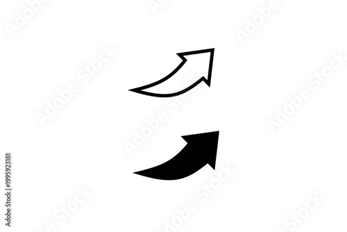 Black arrow symbols illustrating opposite directions.