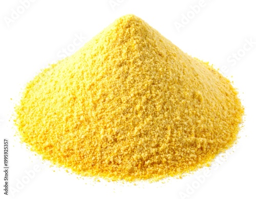 Pile of yellow powder