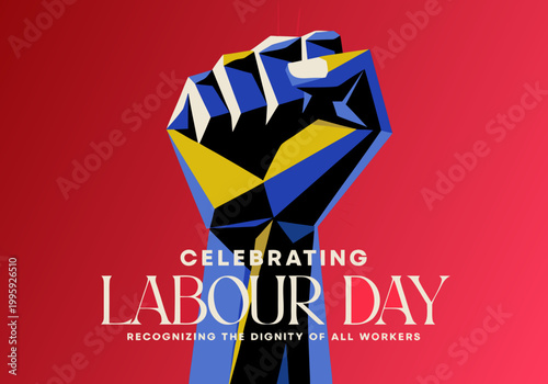 Labor Day vector design honoring workers, promoting unity, equality, and appreciation for global workforce contributions and achievements.