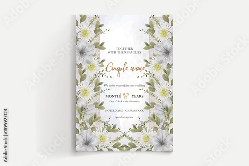 Save the date wedding invitation templates