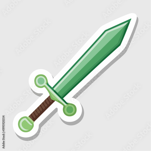 Green Sword Icon