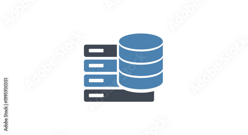 Blue Database Storage Server System.