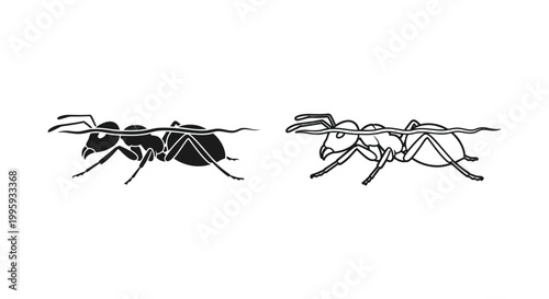 Drone Inspired by Ant Anatomy Design Vector
