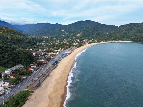 Boiçucanga Beach, São Sebastião SP - aerial view of Boiçucanga Beach