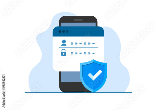 Secure Mobile Account Login and Data Protection Authentication