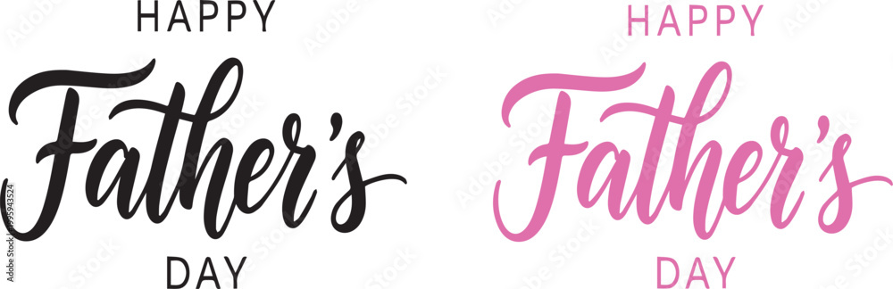 Fototapeta premium Happy Father's Day vector Design
