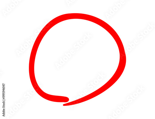 シンプルな手書きの花丸