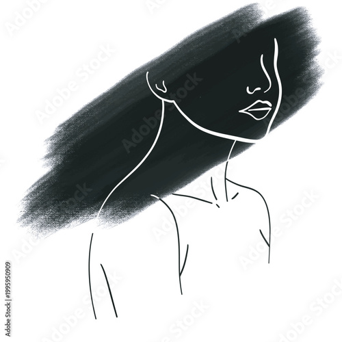 abstract background with hand drawn lines. vector illustration