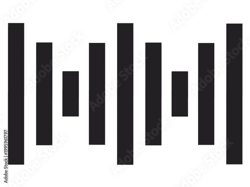 piano keys isolated on white